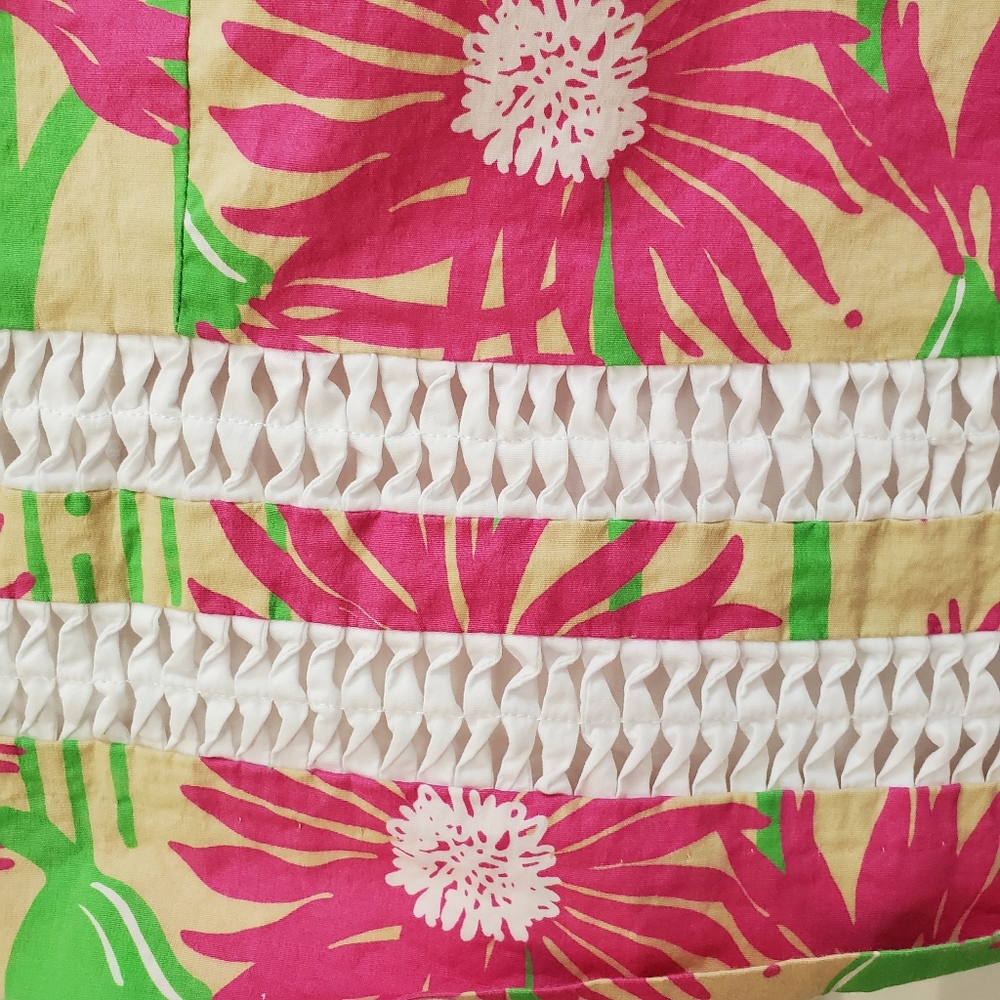 Lilly Pulitzer Coastal Kiss Daisy Lace Dress Size 4 - Picture 7 of 7